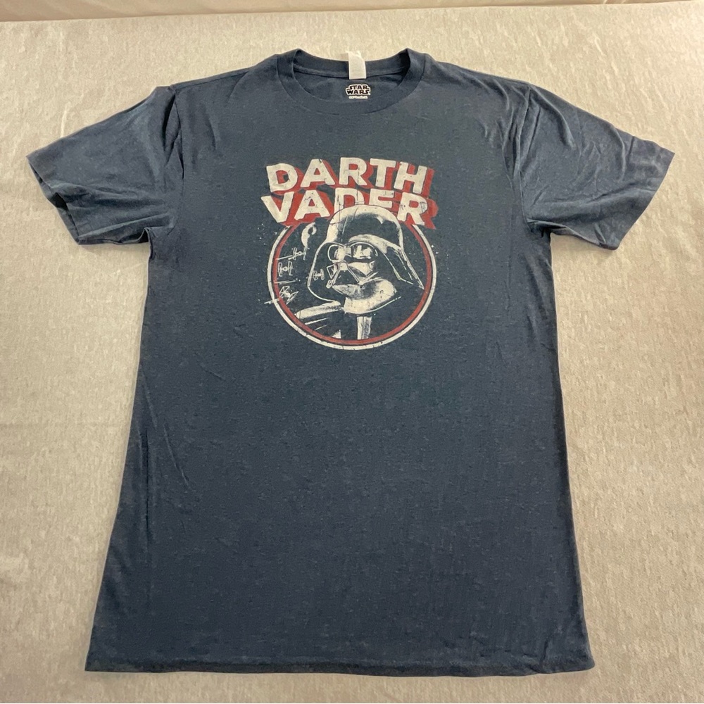 STAR WARS DARTH VADER TALL MEN’S SHORT SLEEVE T-SHIRT SIZE:LARGE TALL COLOR:BLUE